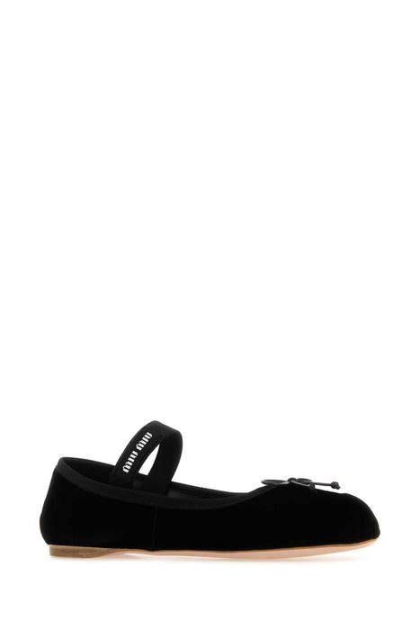 miu miu ballerinas sizing|Black Velvet Ballerinas .